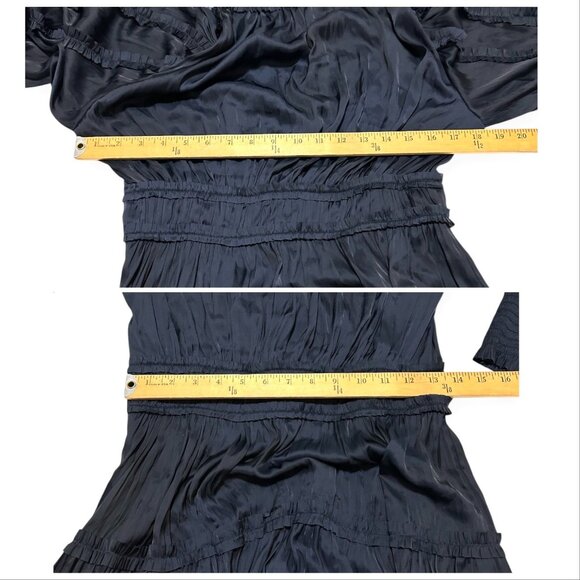 Ulla Johnson Gemma Plissé Mini Dress Midnight,  Size 8 NWT $575 - Picture 15 of 16